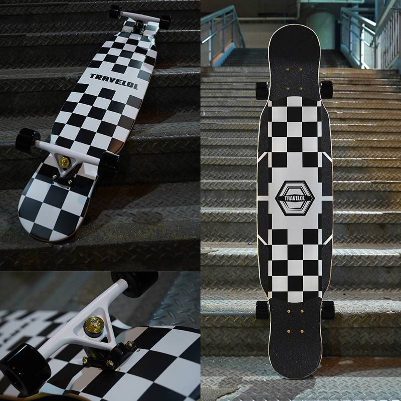 black and white, 43-air white bridge -- black wheel